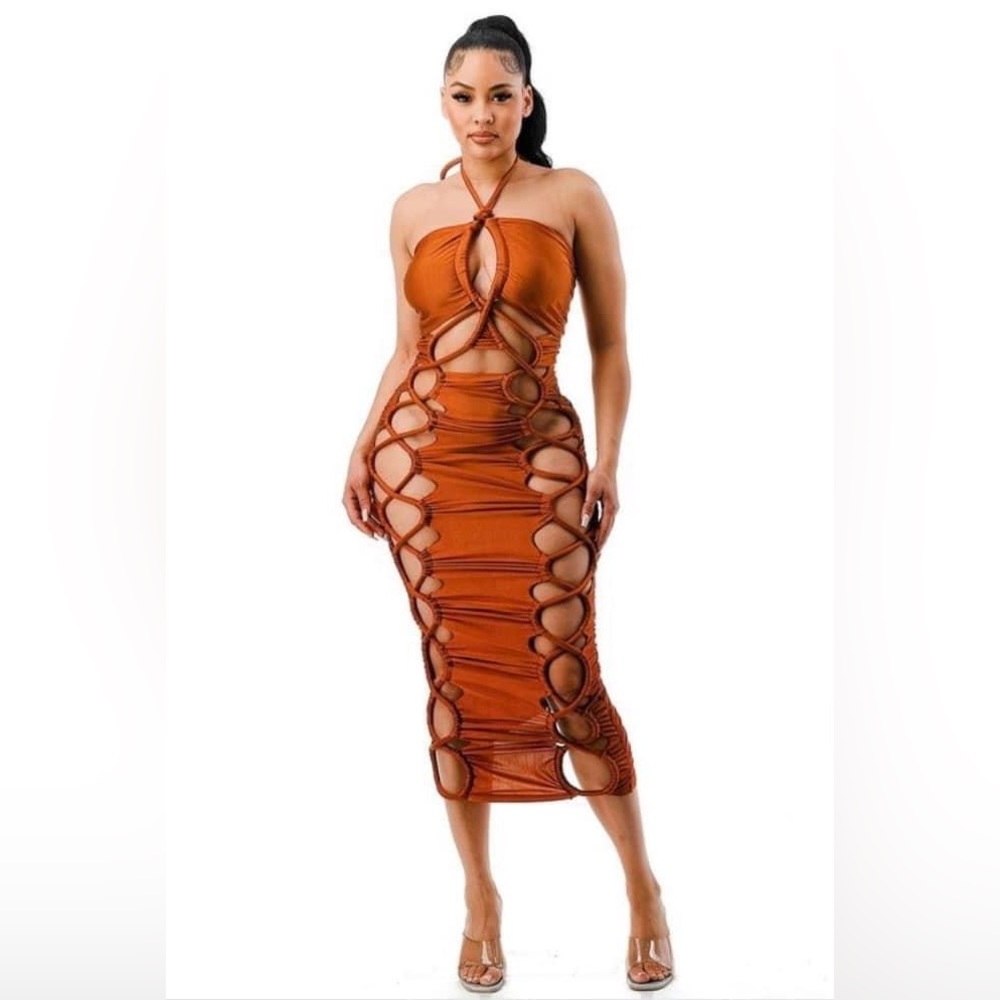 Stretchy long dress